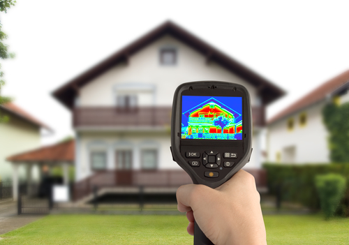 Heat Loss Detection of the House With Infrared Thermal Camera